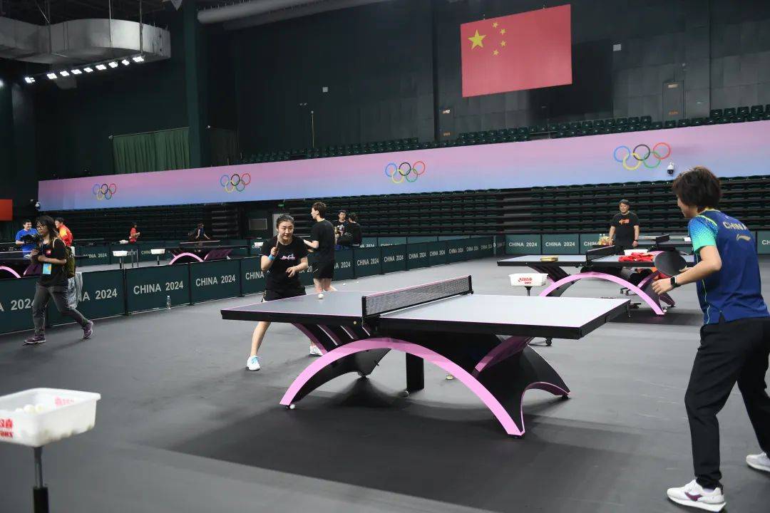 中国乒乓球队训练基地图片