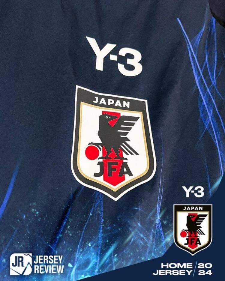 日本队发布新款主、客场球衣以及门将服，山本耀司特别操刀设计
