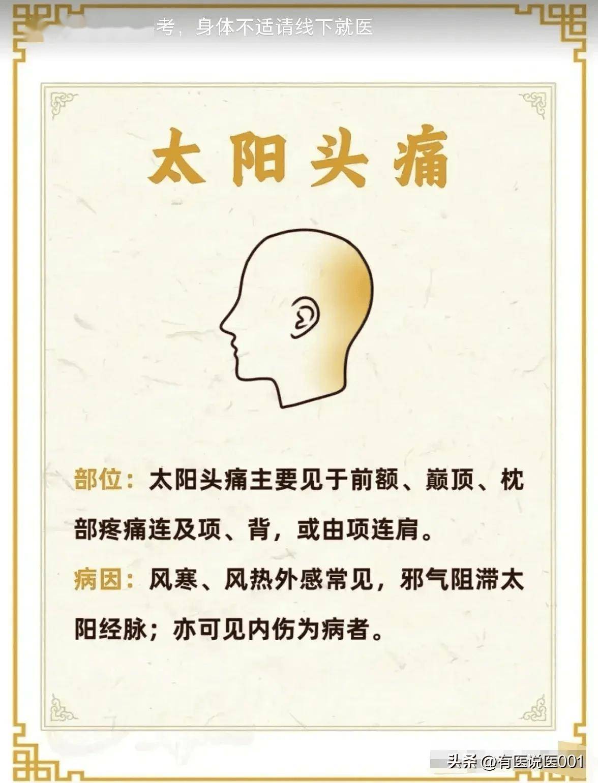 头痛不再愁!六经头痛辨法帮你找对痛点