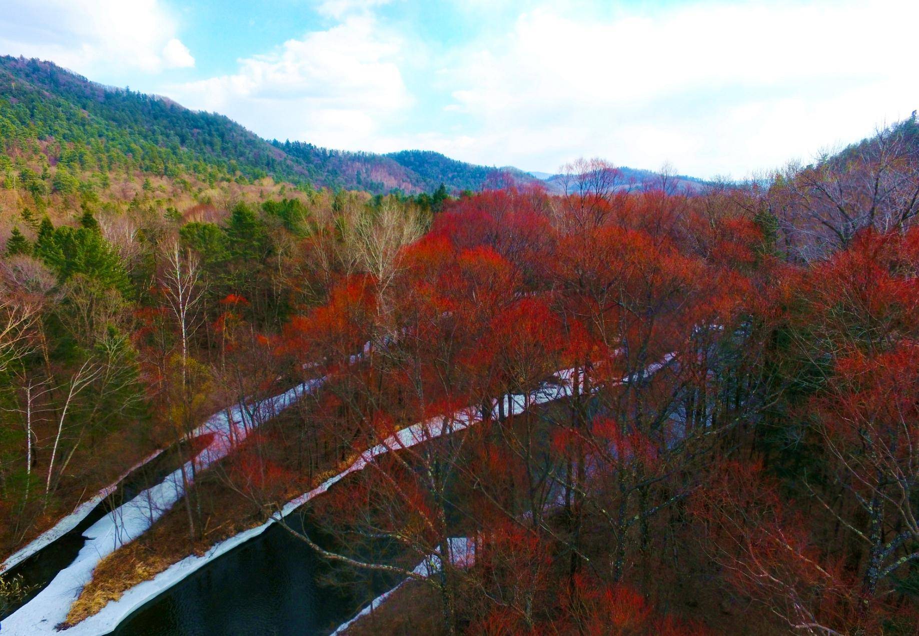 集长白山北坡神韵 展二道白河镇秀美,在大戏台河风景区尽享青山碧水