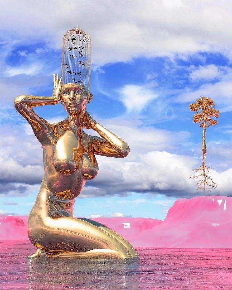 创意 | 颠覆想象的边界:14件超现实主义数字雕塑!