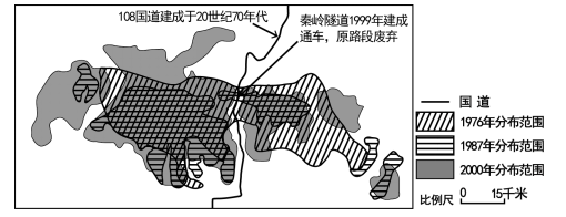 秦岭大熊猫分布图图片