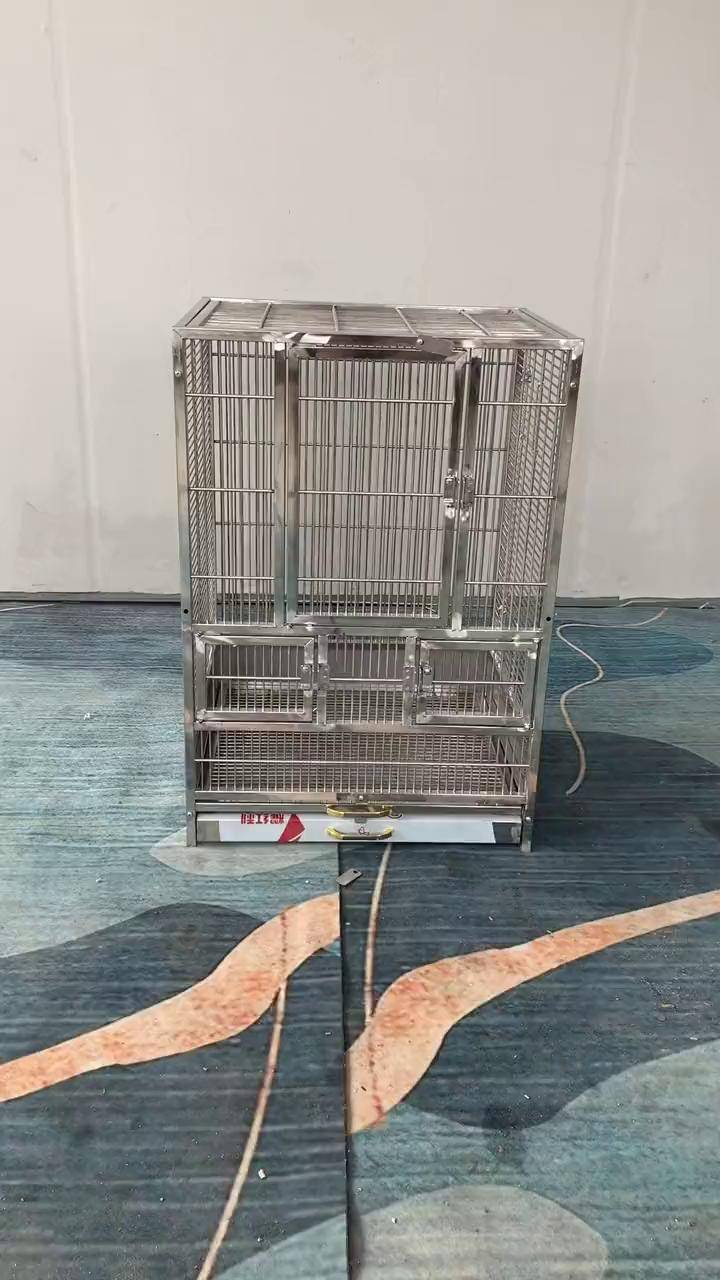 304加密丝距不锈钢鸟笼 丝距大小可定制哦厂家直发品质保证 不锈钢