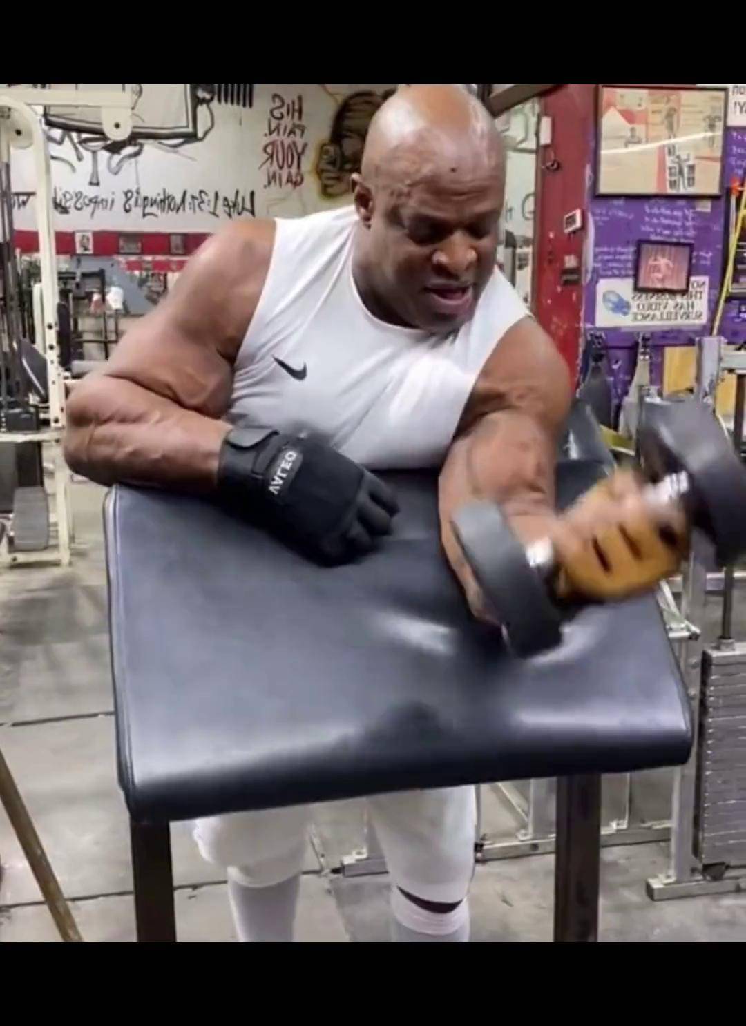 八届奥赛冠军「罗尼·库尔曼」的今夕对比,永远的:yeah buddy,light