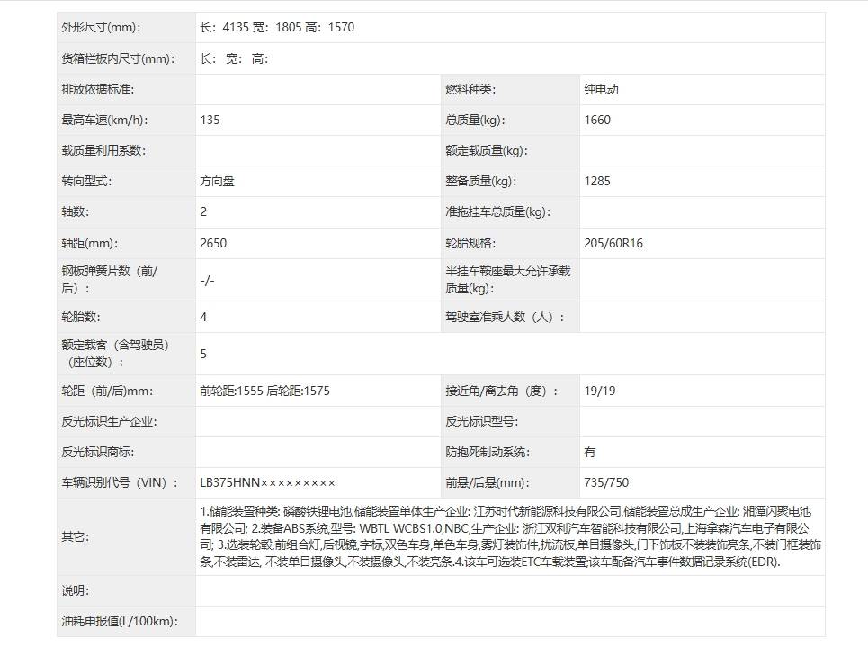 吉利ss11申报图图片