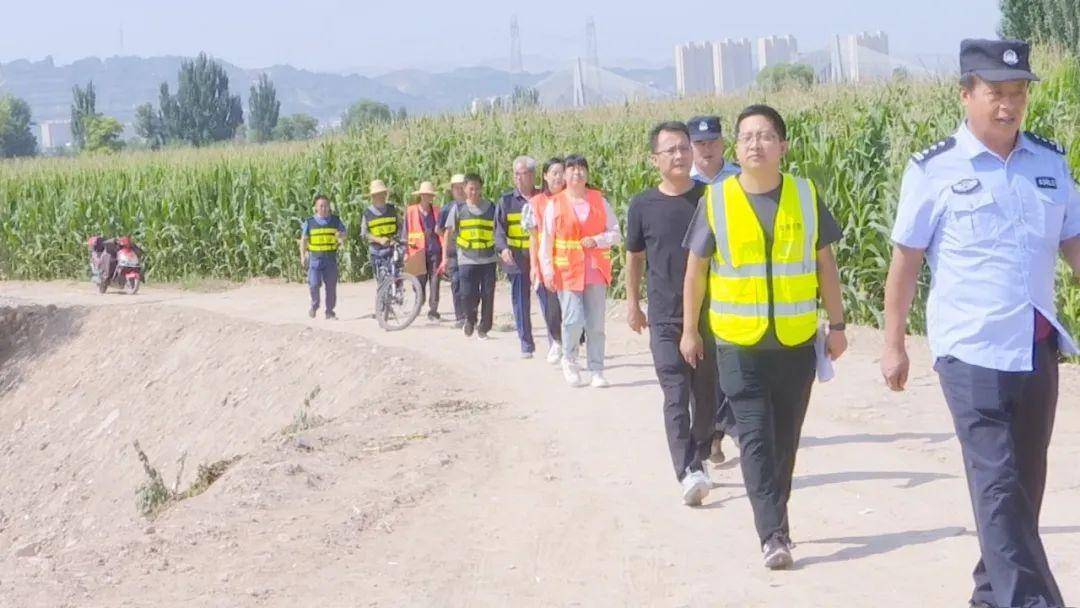 靖远糜滩:守护当夏 筑牢防溺水安全防线