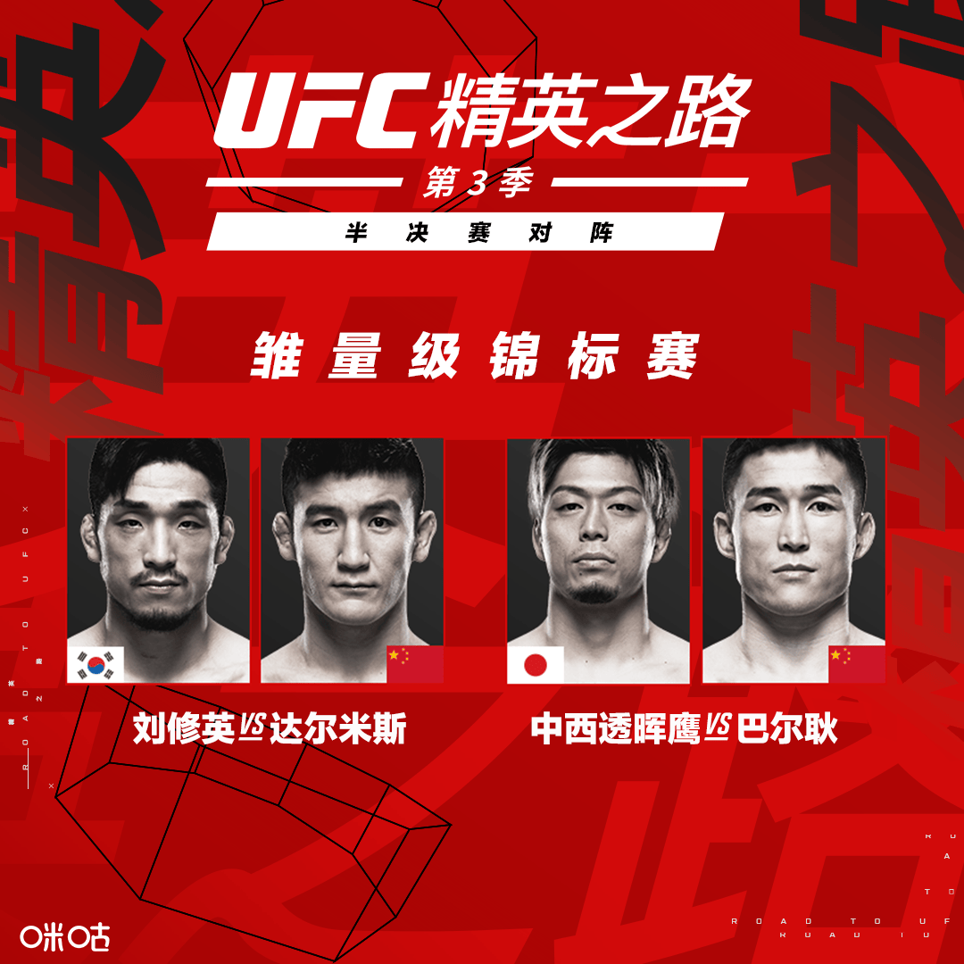 第3季UFC精英之路半决赛8月24日进行_搜狐网