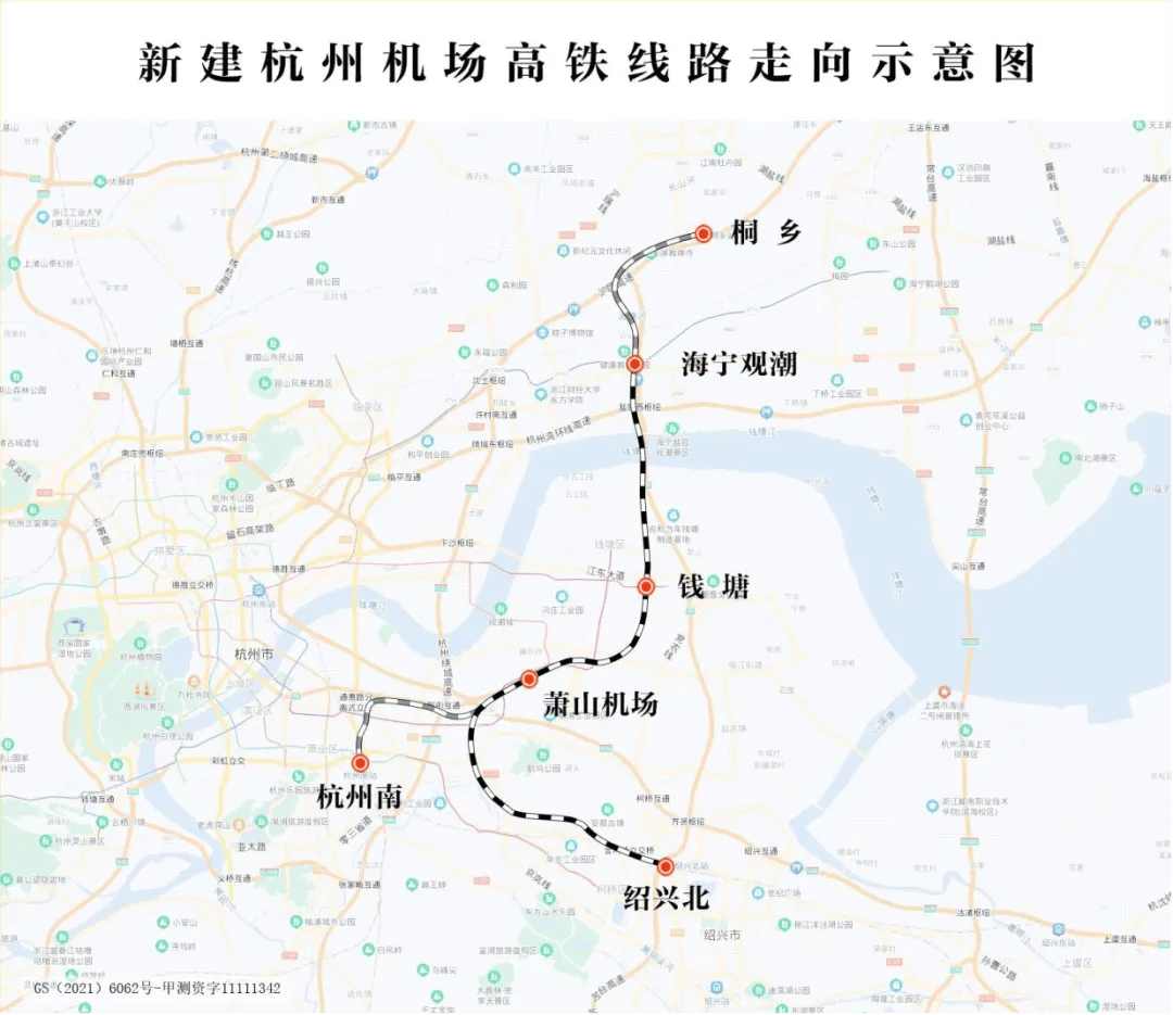 湖杭高铁线路图图片