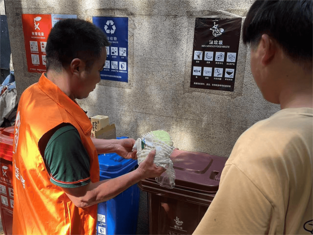 垃圾分类不停歇,石门二路街道志愿者在行动