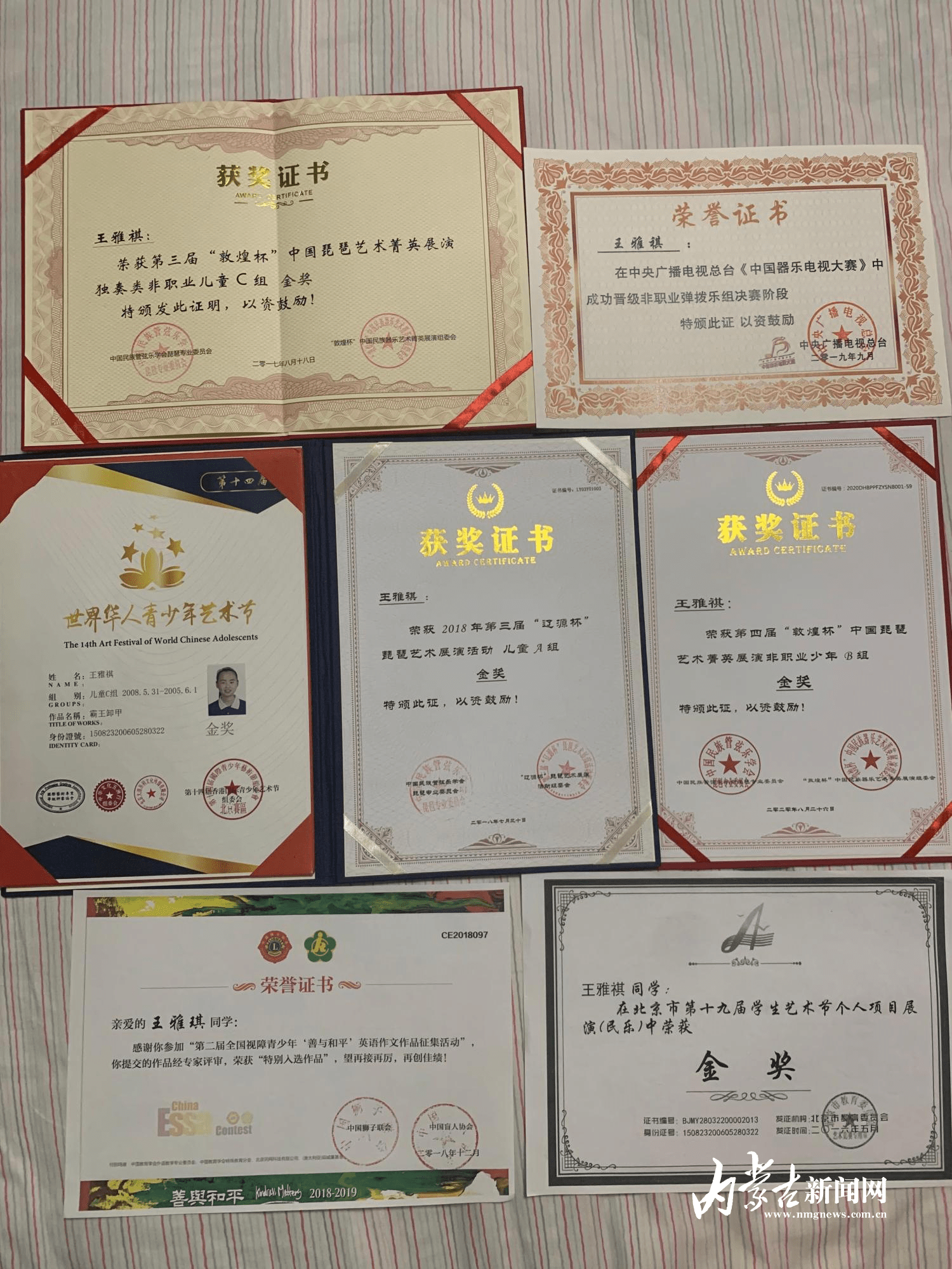 【"梦想 "大学生助力计划】盲女王雅祺考入中央音乐学院