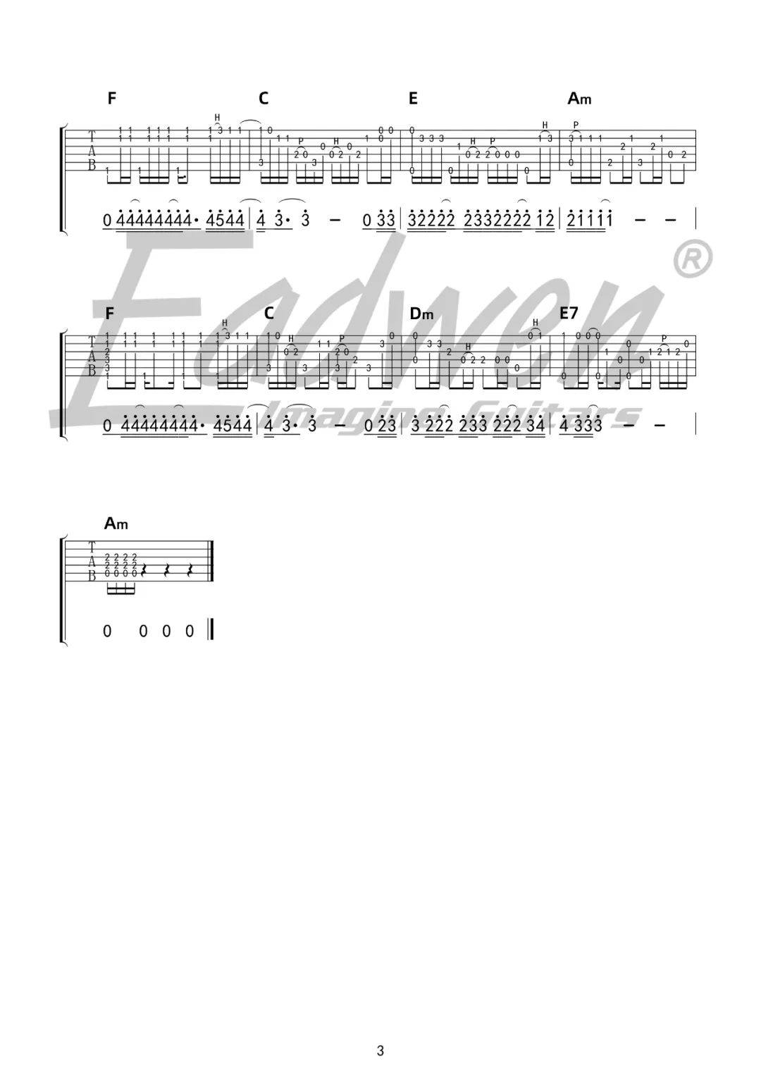 《乐队陪你练吉他》第一百一十四课(中级班)《加州旅馆》指弹版 (上)