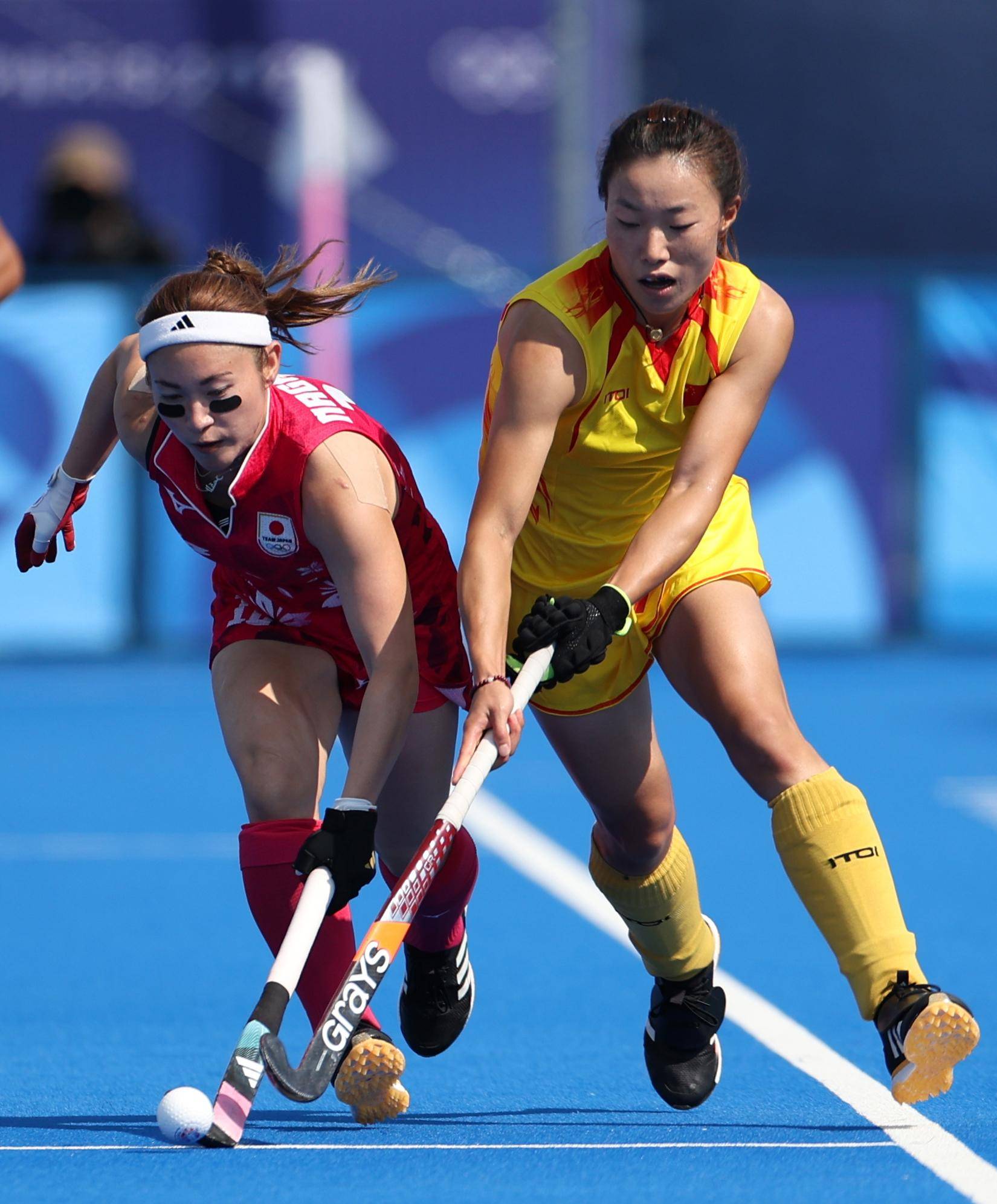 巴黎奥运会丨曲棍球——女子小组赛:中国胜日本