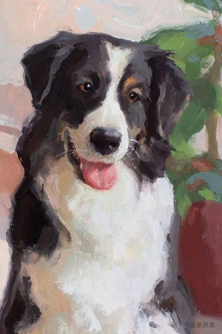 这画,光影色彩太美了!_水粉_海滩_作品