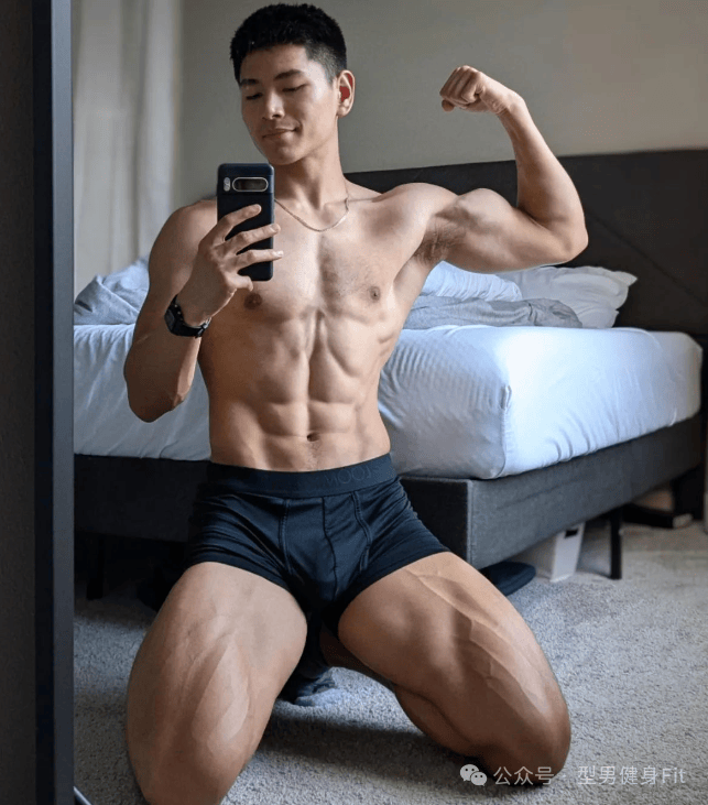 新照!大捷豹亚洲肌肉男,堪比欧美尺度,推上更好看!