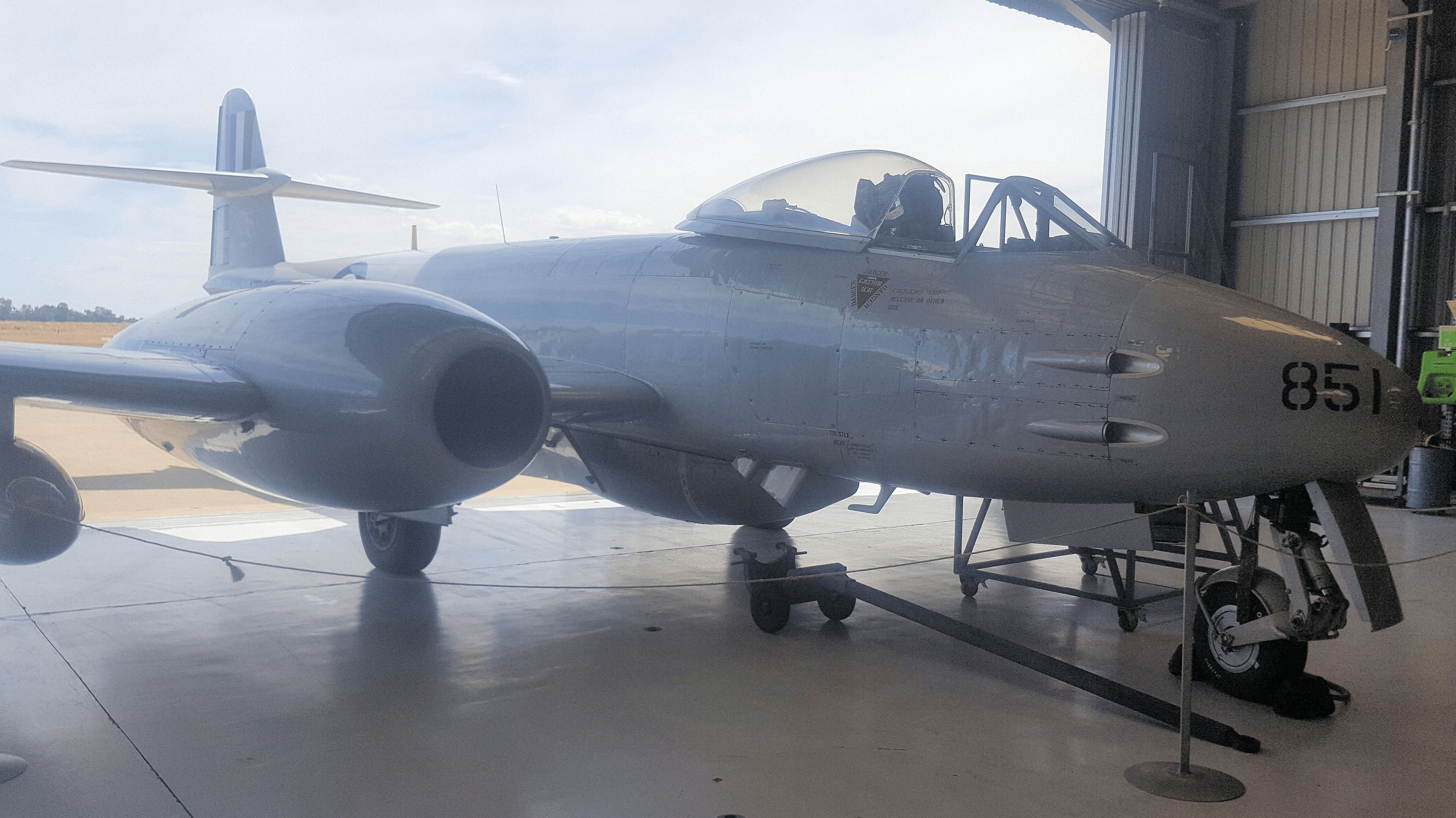 澳大利亚保存的格罗斯特"流星"战斗机