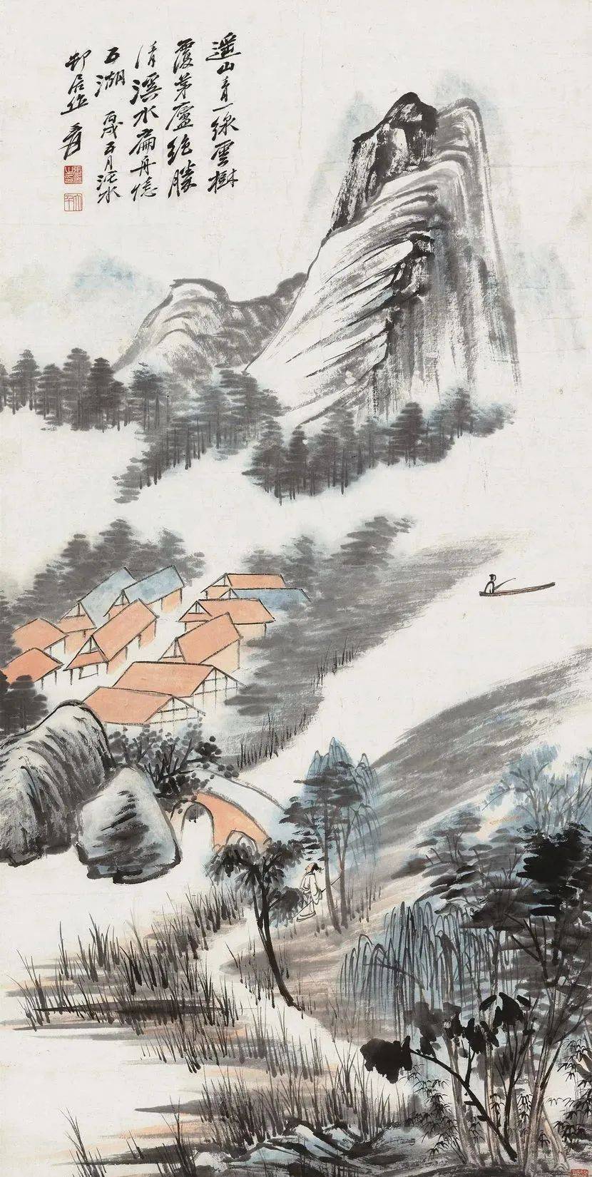 张大千极品山水画70幅,高清版建议收藏!