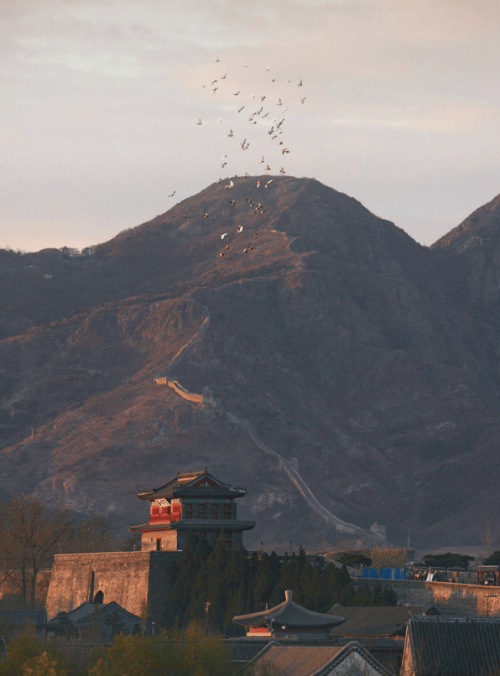 海州石棚山长城图片