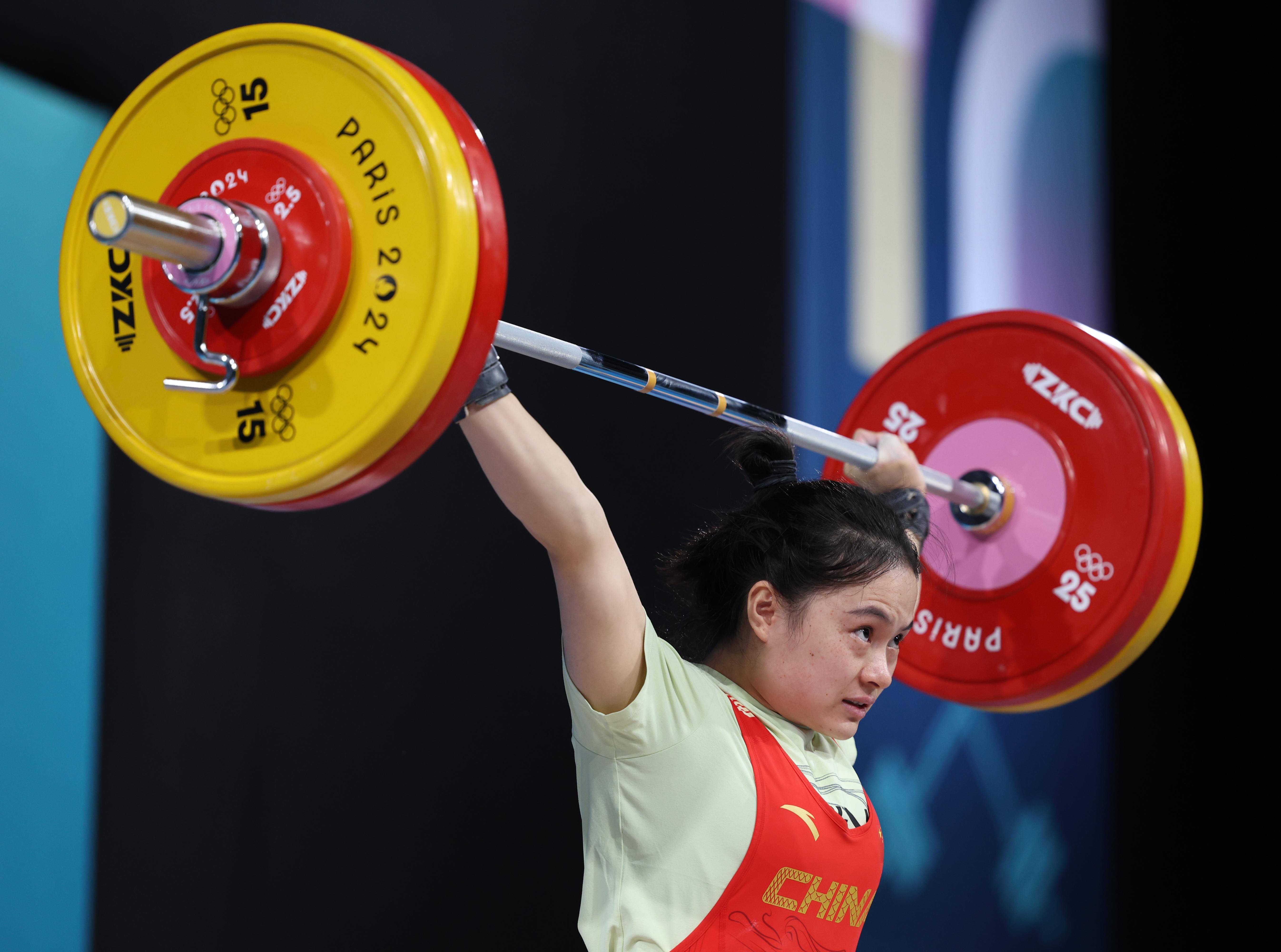 巴黎奥运会丨举重女子59公斤级赛况