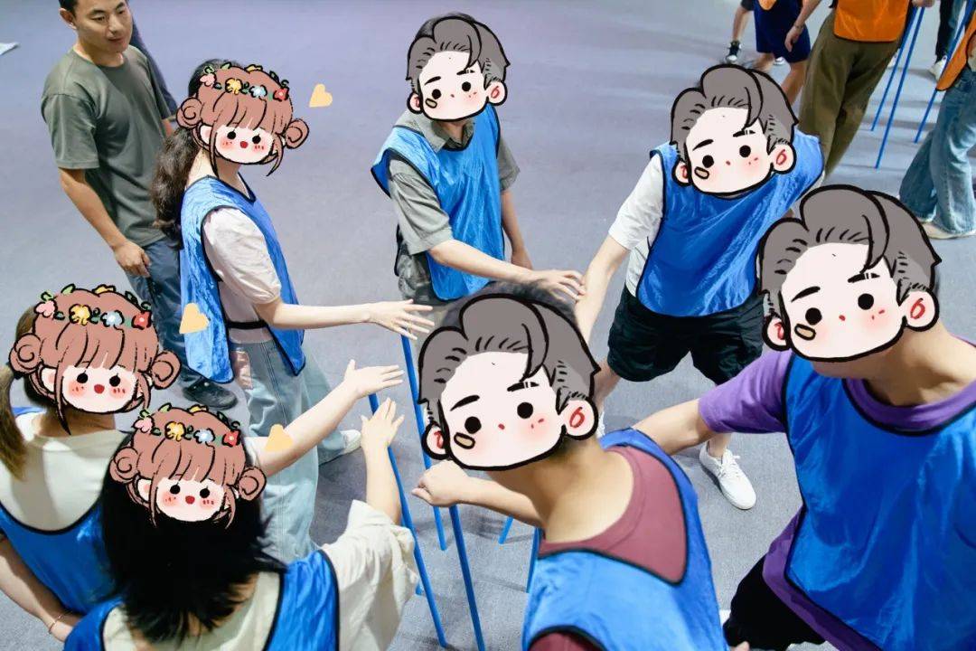 以团队赛的形式领取队服,共分成4组,正式开启"飞跃云端 爱在临空"主题