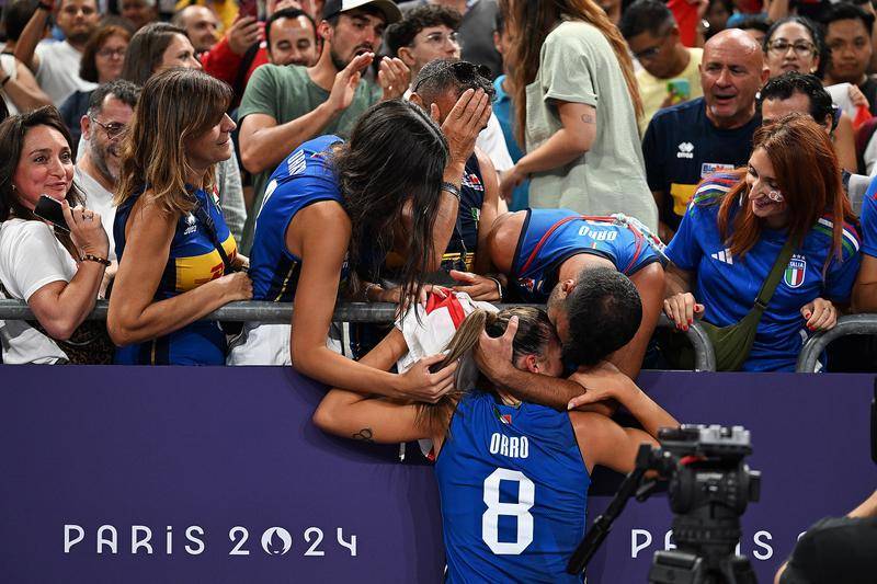 巴黎奥运会丨排球——意大利队女排夺冠