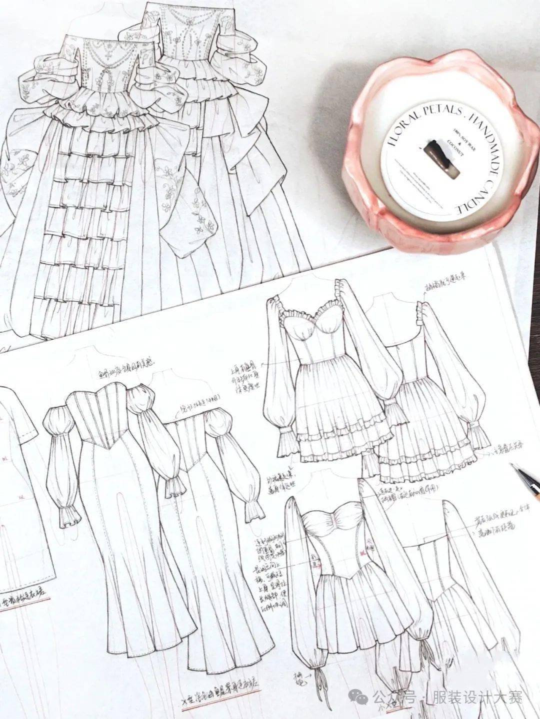 画好服装款式图-从秀场临摹开始!(100款秀场成衣vs款式图 1:1)