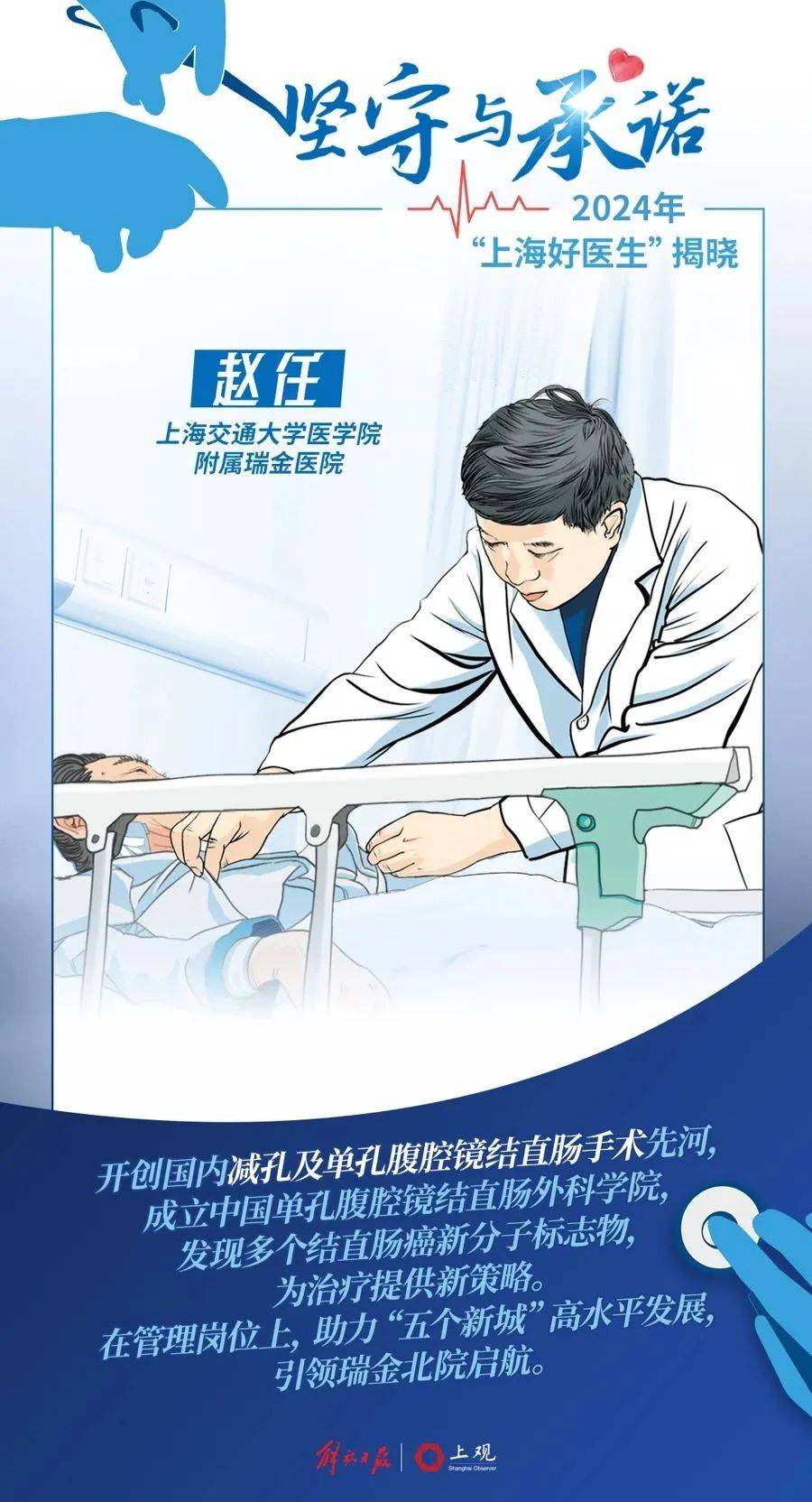 医者仁心,"凝镜"致远,瑞金医院赵任教授荣获"上海好医生"称号