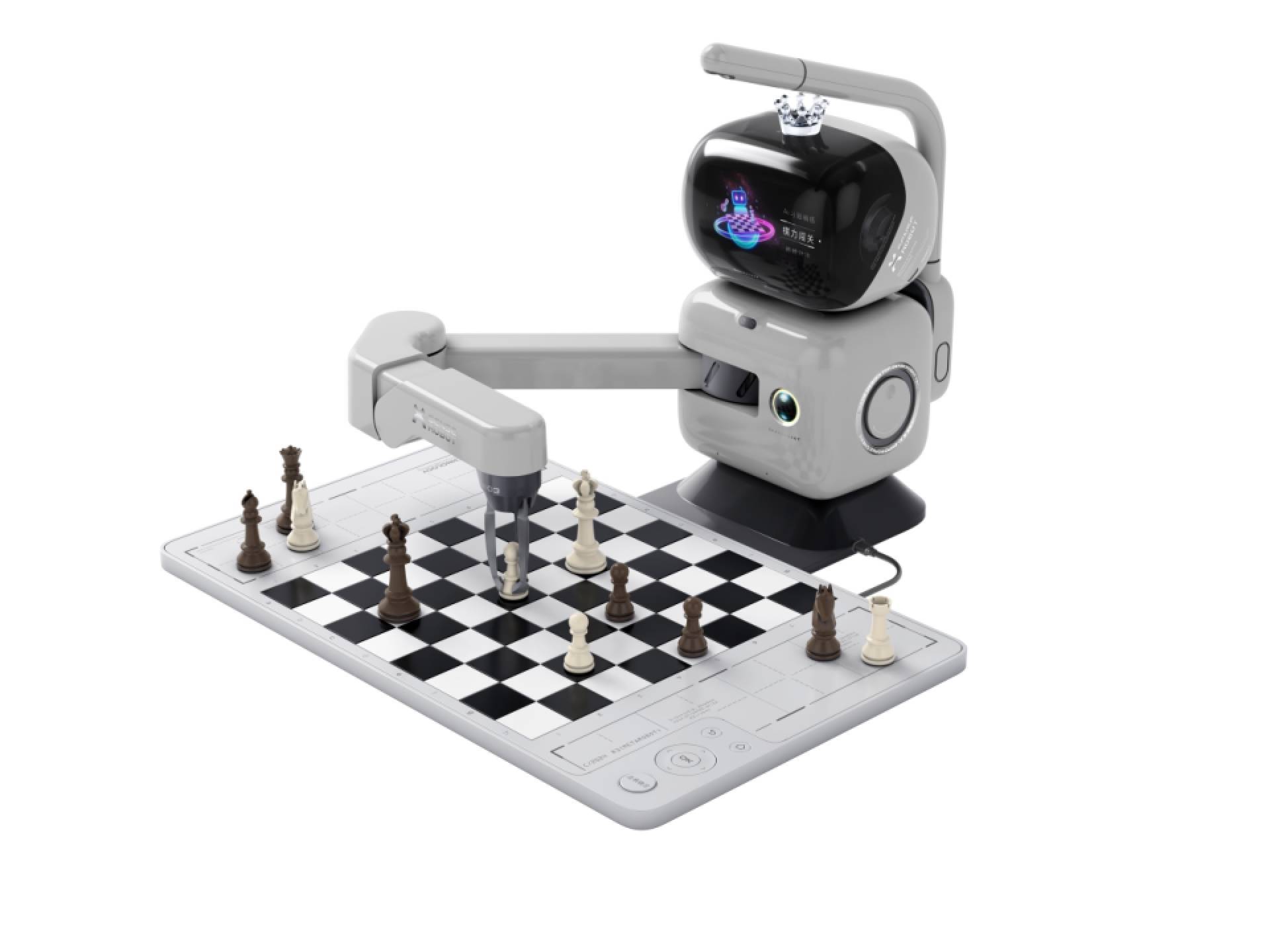 相较于此前的"象棋版"和"围棋版"ai下棋机器人,元萝卜"国际象棋"机器