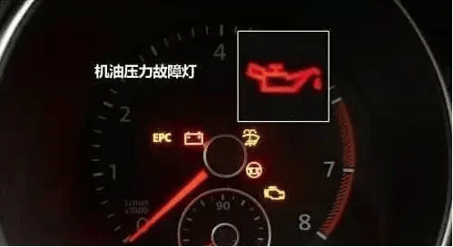 这个长得像阿拉丁神灯一样的指示灯,就是机油报警灯啦!