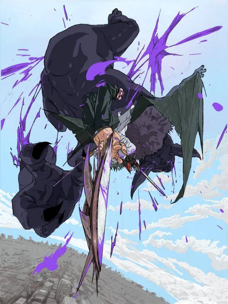 收藏好各类动漫打斗大透视场景素材!这视觉冲击力热血值拉满