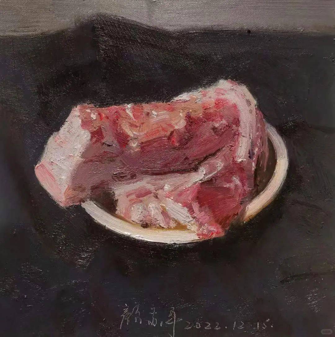 颜色太绝了 | 颜苏平油画静物