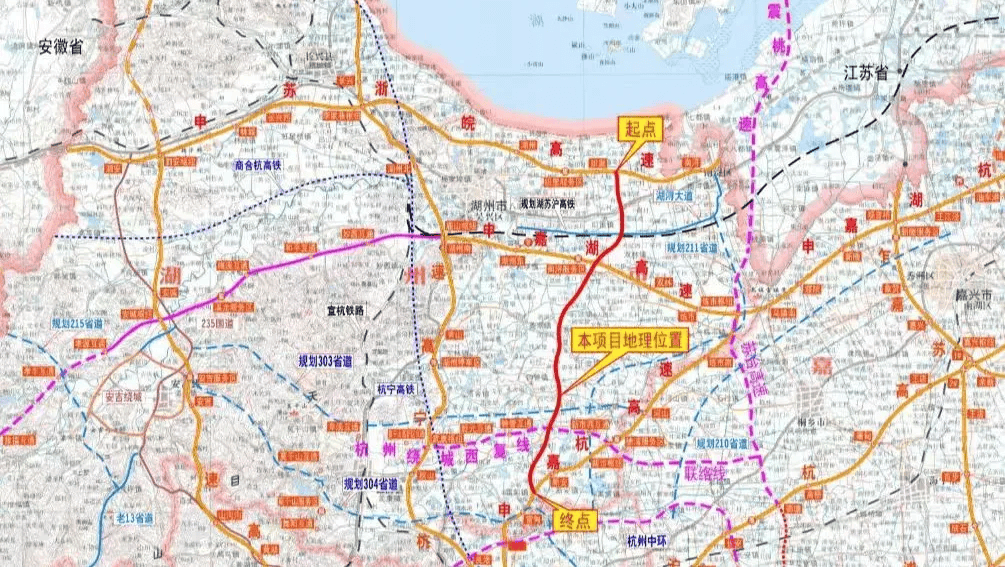 吴兴至临安公路线路图图片