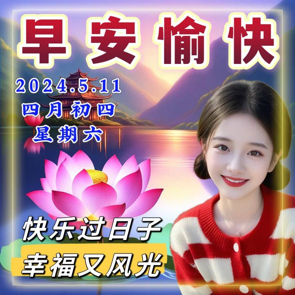 今日最新早上好问候语精选,美好的问候,天天送