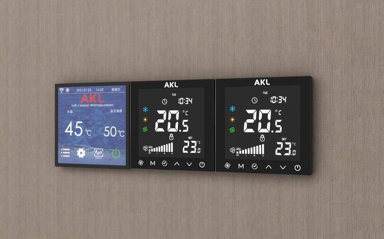 乐卡中央空调2024款 乐卡空调地暖二合一智能温控器