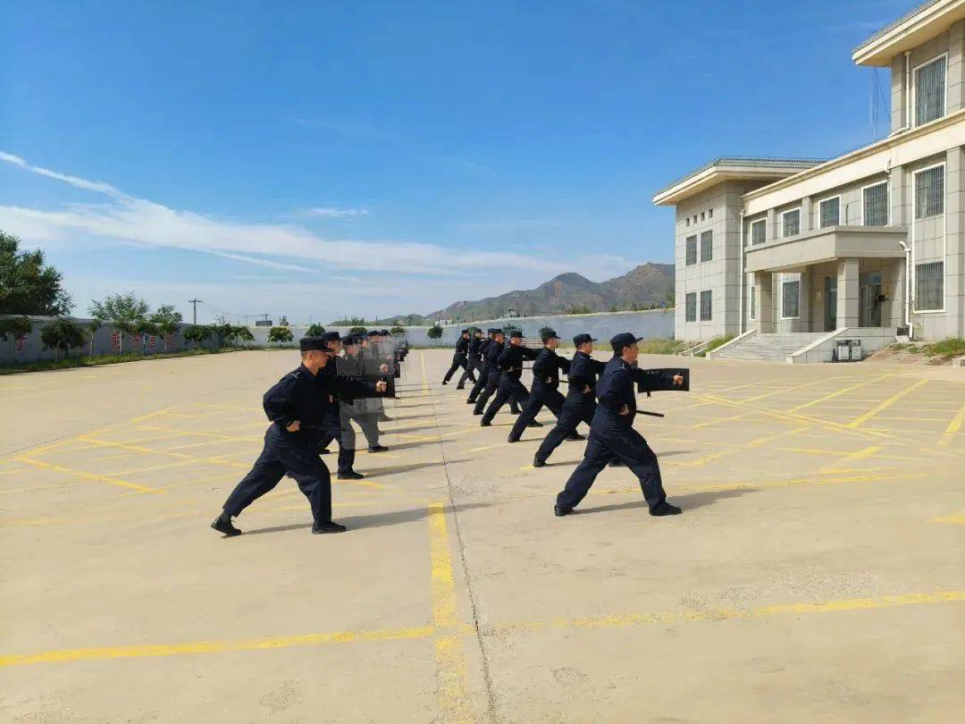 警棍盾牌训练图片