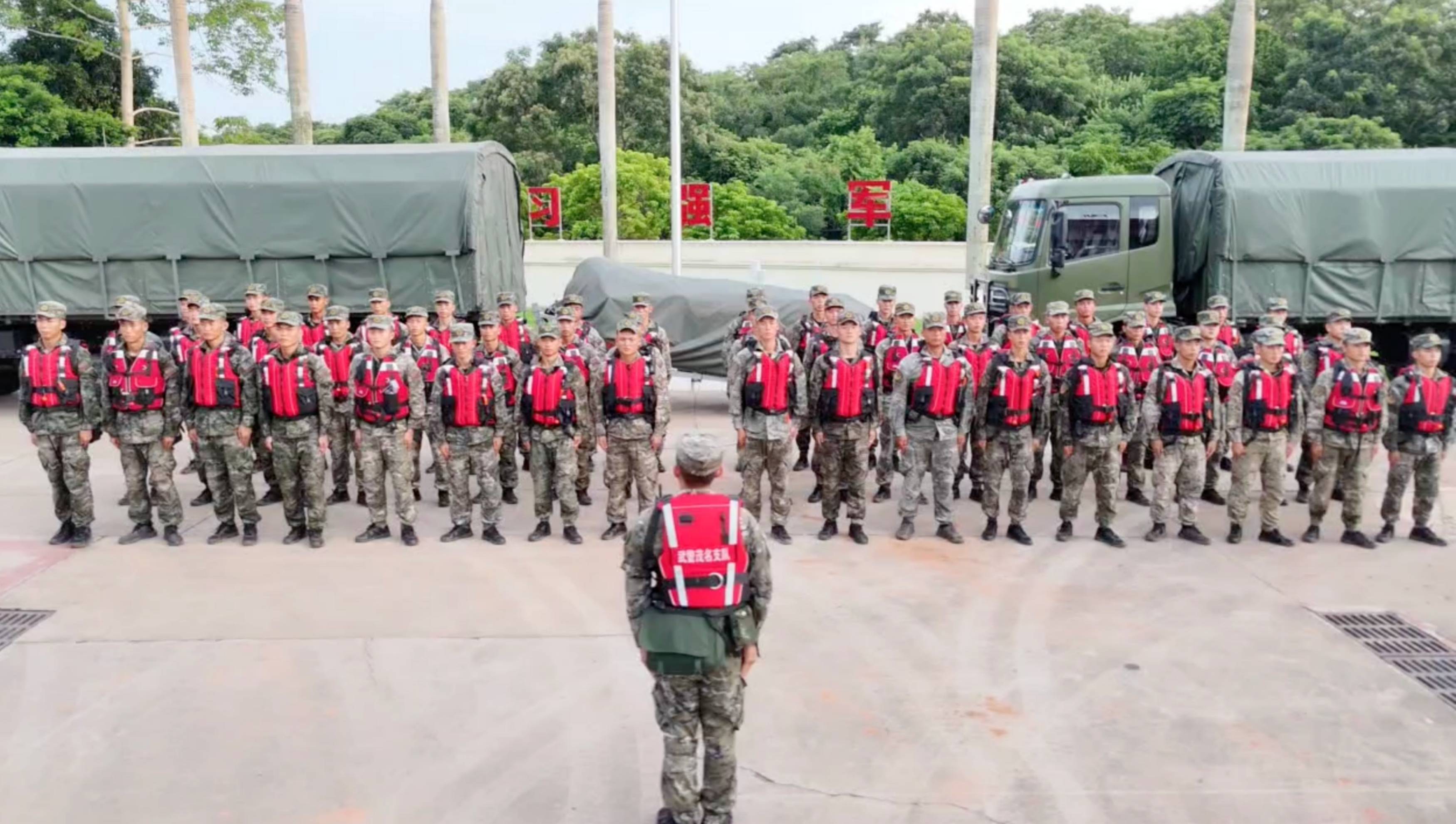 【组图】广东全力以赴做好台风"摩羯"防御工作_湛江_应急_救援