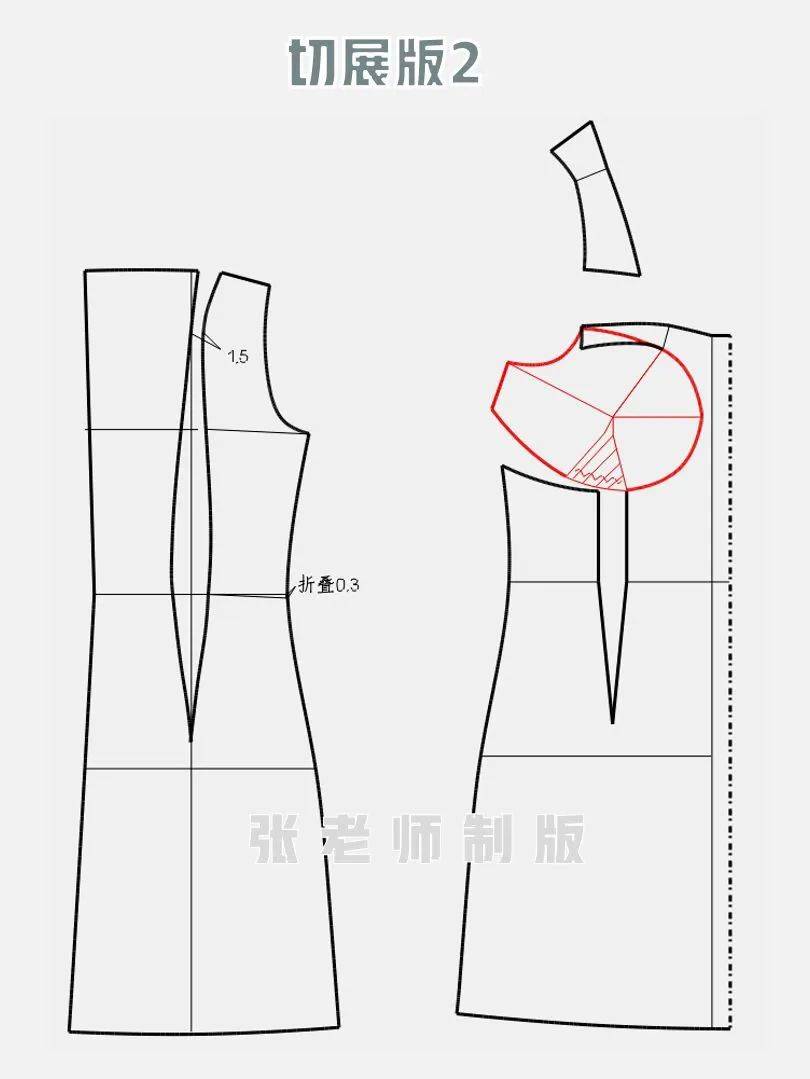 牛仔裙纸样作图图片