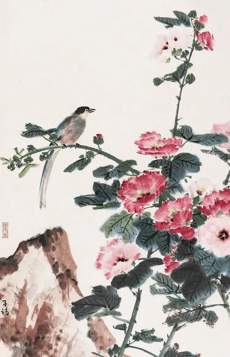 设色典雅,情趣超脱,这组花鸟真绝了!