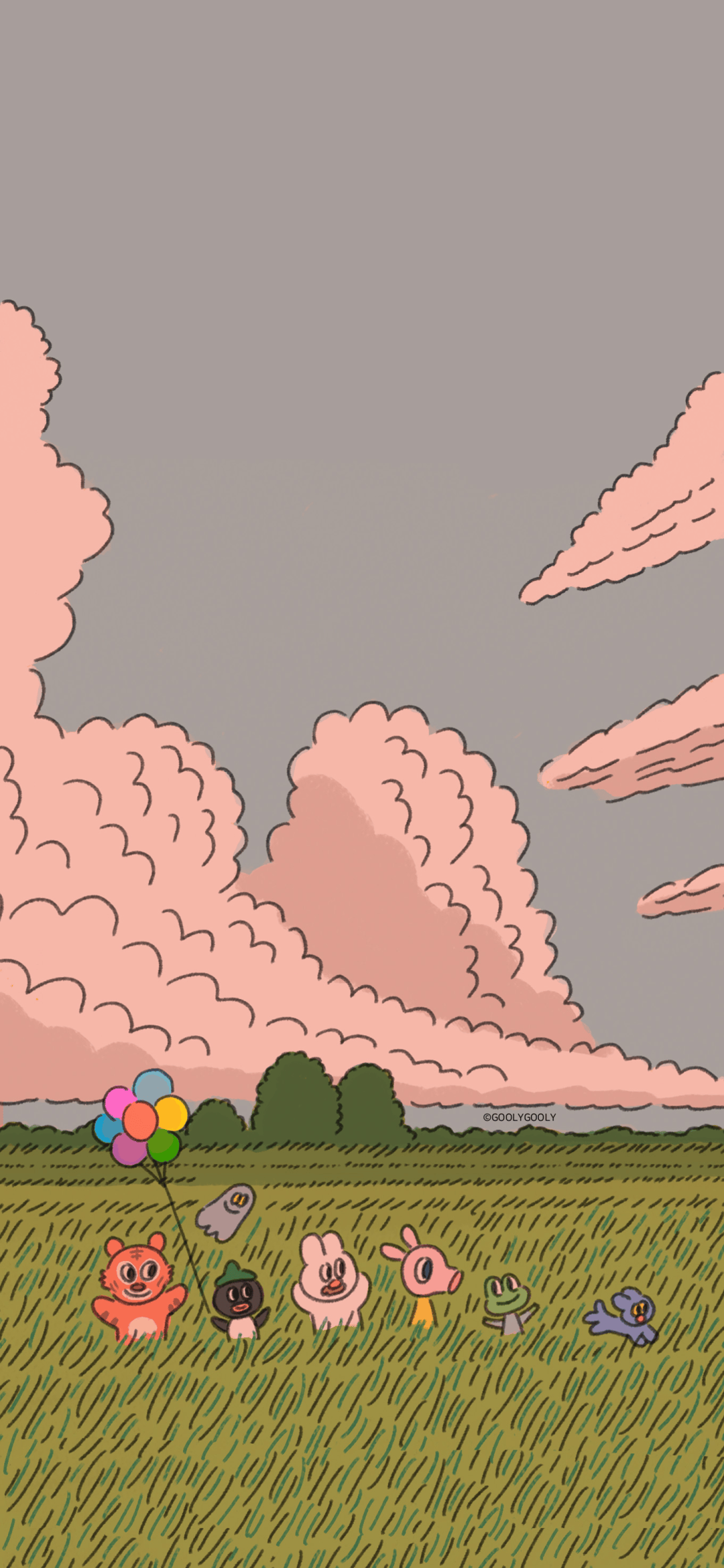 好看风景可爱插画壁纸