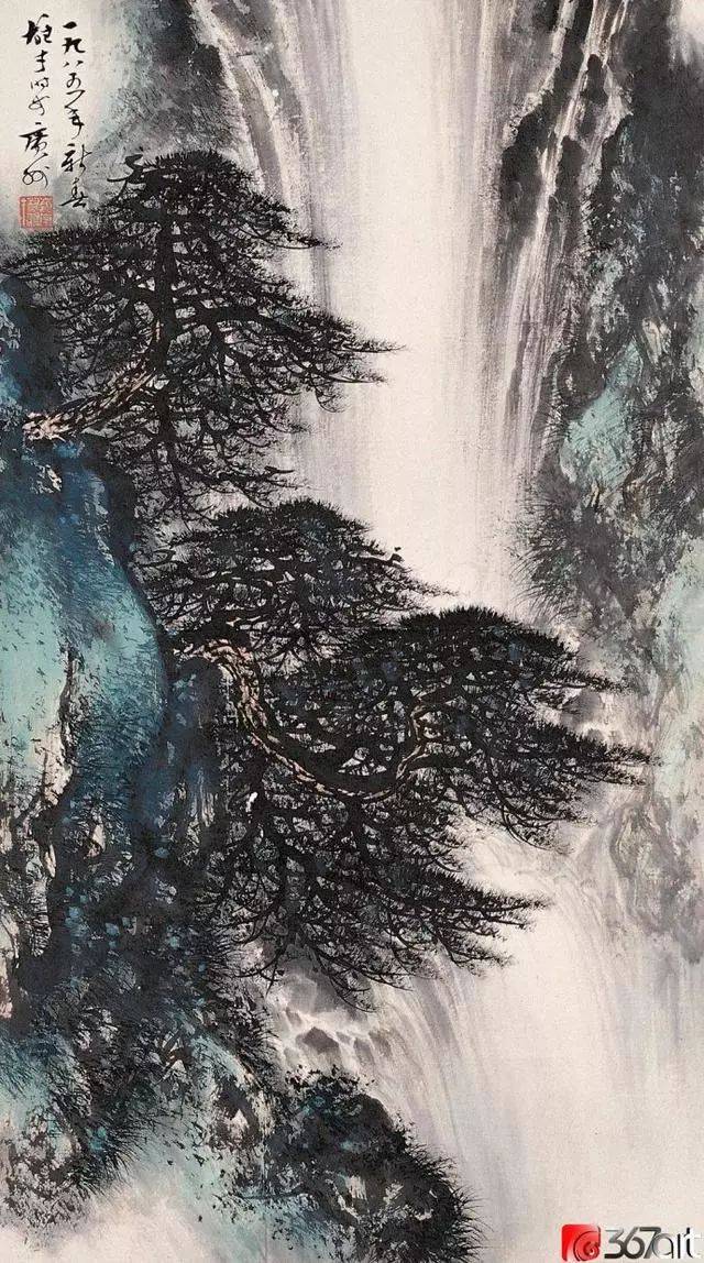 岭南巨匠黎雄才山水画欣赏