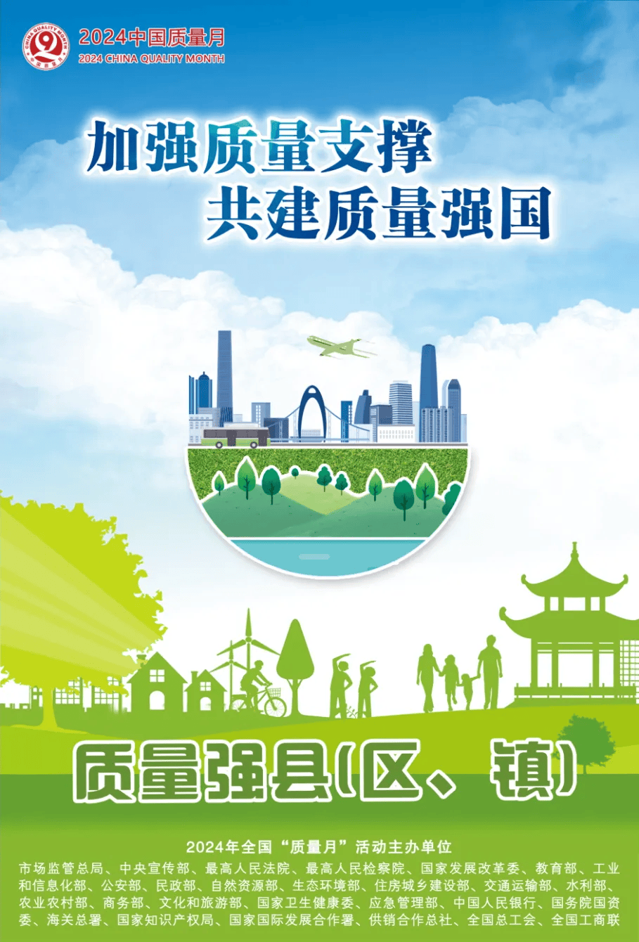 【今日分享】2024年全国"质量月"海报来了!