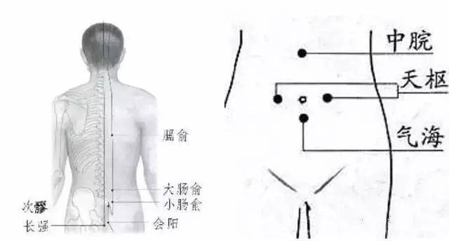 拍痧位置图图片