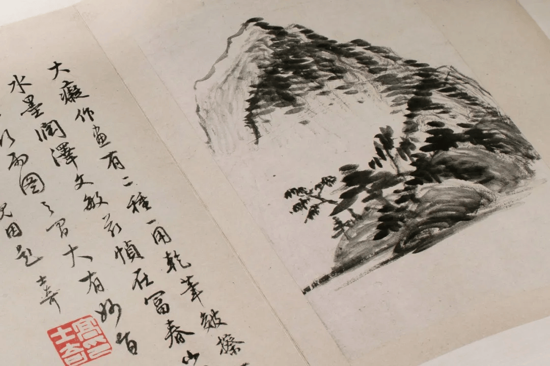 画禅衣钵，神妙超逸！《董文敏画稿册》高清原大复刻出版！_董其昌_高士奇_董氏