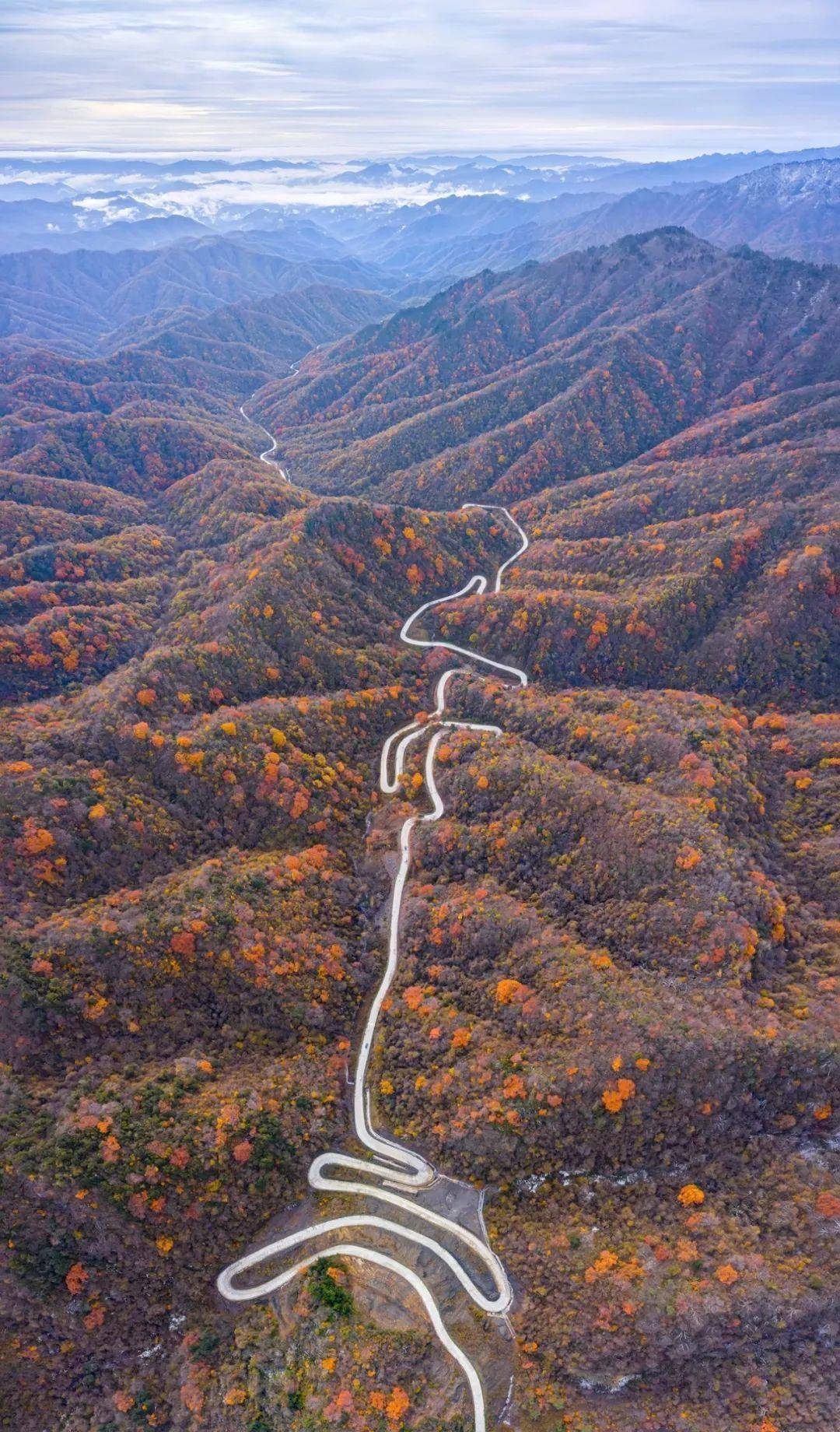 秦岭最美县城图片