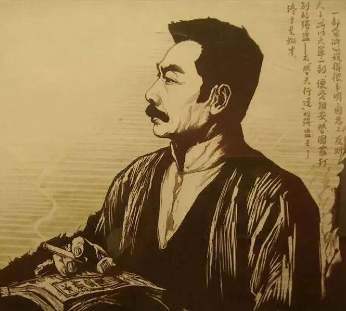 鲁迅素描简笔画图片