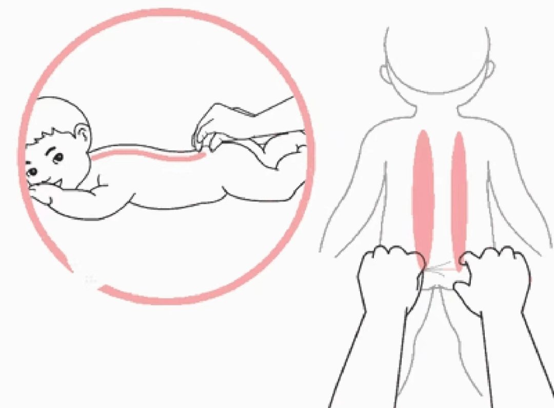 小儿推拿分推肩胛骨图片