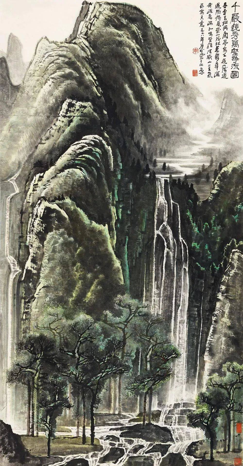 李可染晚年的山水画,雄浑博大,厚重崇高的视觉感受