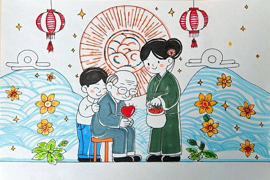 九九重阳灿 金秋画卷展