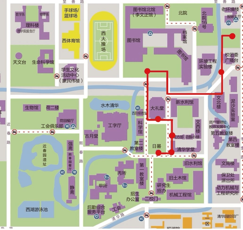 鸿德学院平面图图片