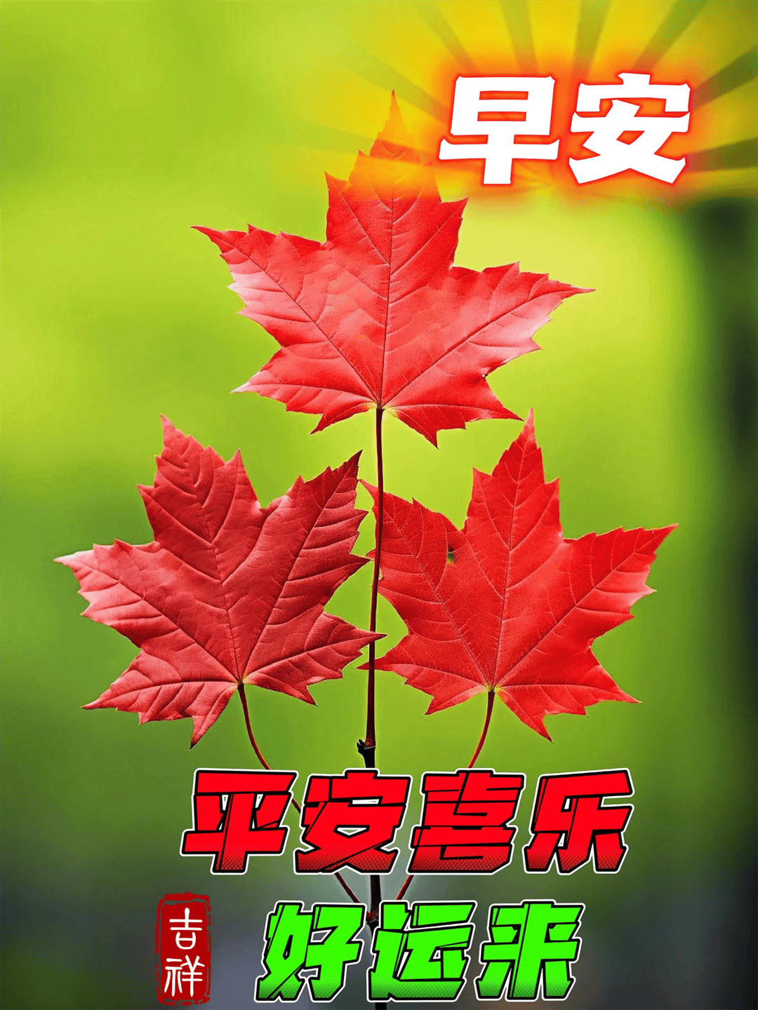 10月13日最漂亮早上好动态表情图片大全