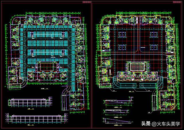 车库·停车场cad施工图合集